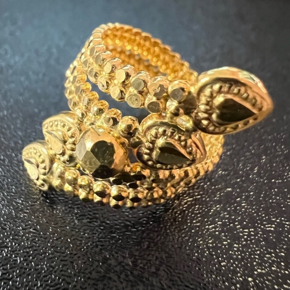 Real 21K Solid Ring Size 7